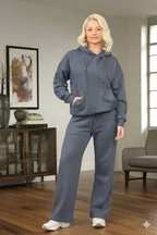 New Over Sized Hood with Flared Wide Leg Joggers