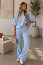 Balloon Sleeves Trousers Sets