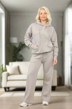 New Over Sized Hood with Flared Wide Leg Joggers