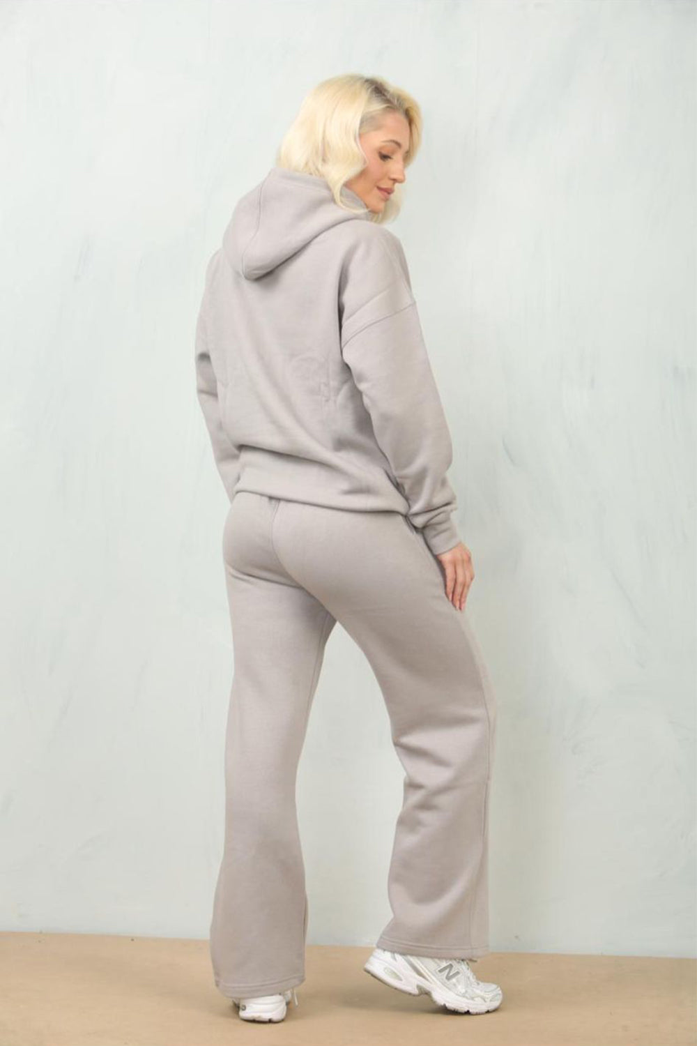 New Over Sized Hood with Flared Wide Leg Joggers