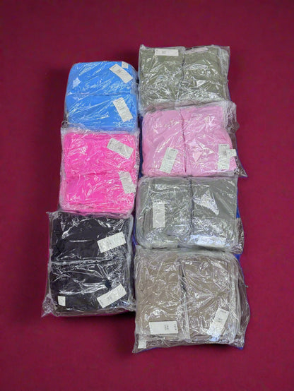 Super Fitness Cutout Round Neck Cross Back Syoga Wrap Top Active Gym Set