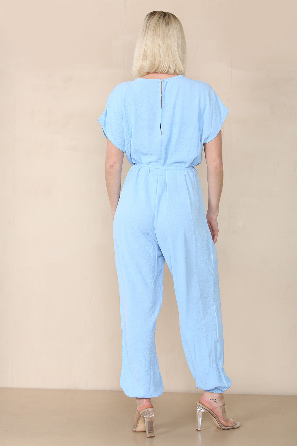 Tie Waist Stylish Harem Jumpsuit