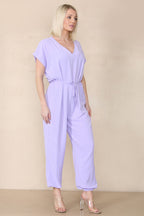 Tie Waist Stylish Harem Jumpsuit