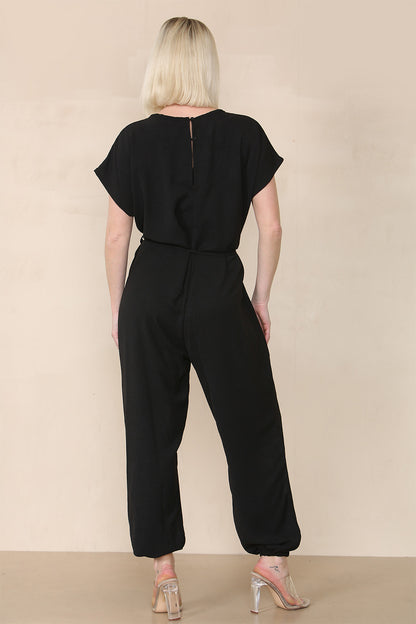 Tie Waist Stylish Harem Jumpsuit