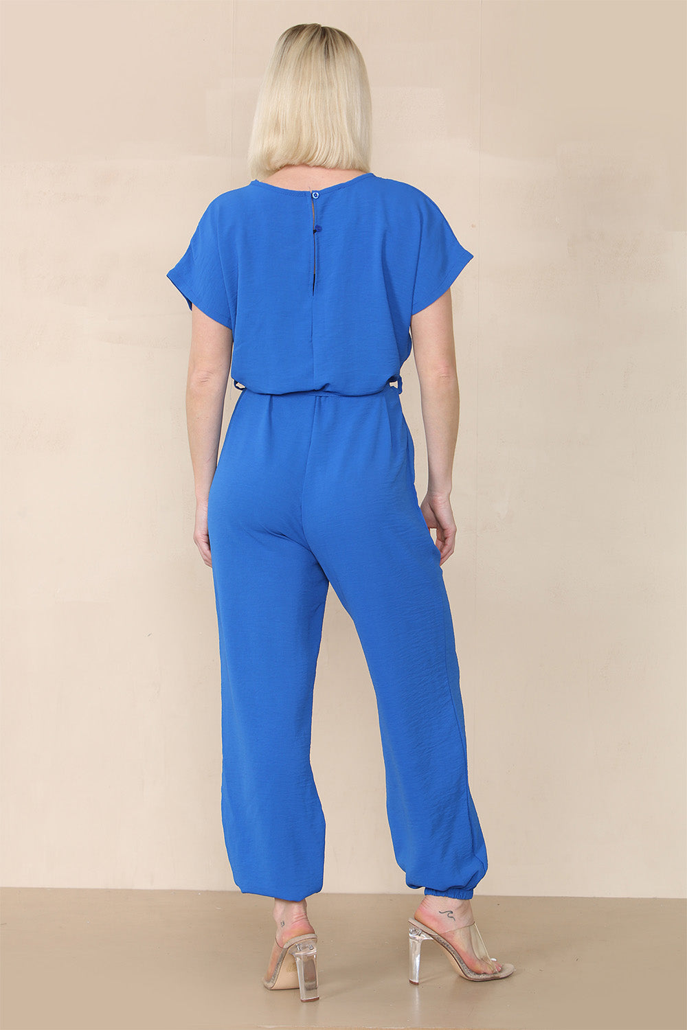 Tie Waist Stylish Harem Jumpsuit