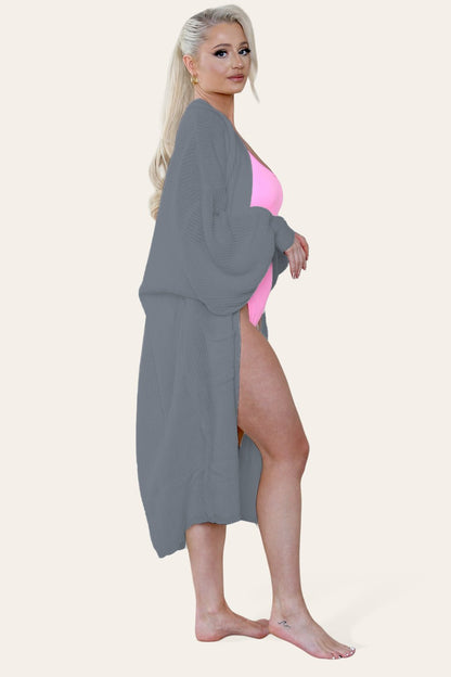 Ladies Balloon Sleeve Cardigan - MultiTrends Limited