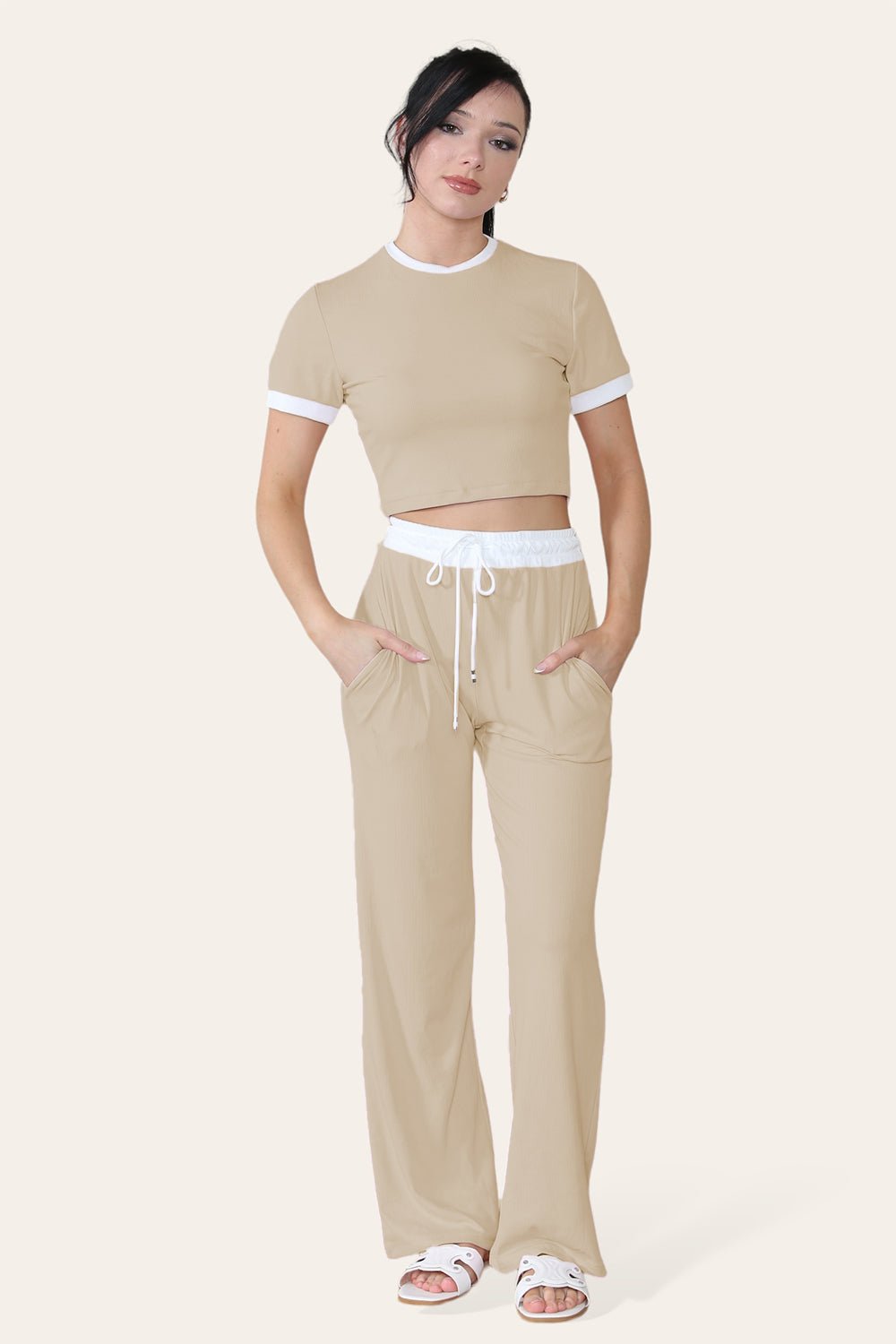 Loungewear wide leg pants sale