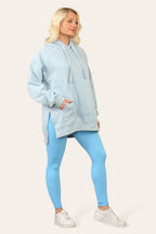 Side Split Front Pocket Over Size Hoodie - MultiTrends Limited