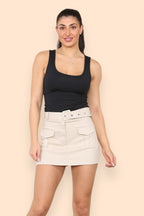 Belted Cargo Skorts - Multi Trends