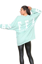 Buffalo Slogan Print Oversized Jumper Dress